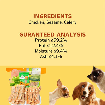 BarkBites – Sesame Celery Chicken Jerky