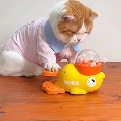 DuckChase – Interactive Cat Snack Launcher Toy