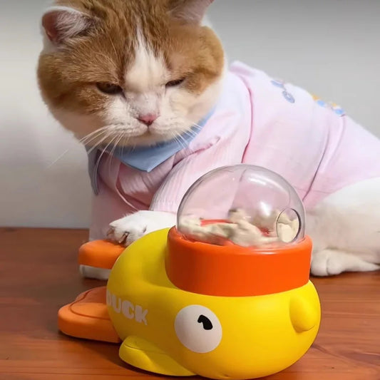DuckChase – Interactive Cat Snack Launcher Toy