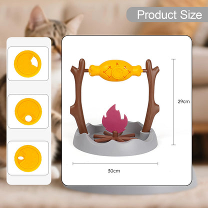 FishSpin – Interactive Cat Puzzle Snack Bowl