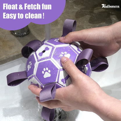 PawKick – Large Interactive Dog Soccer Ball with Straps