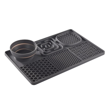 PawLickEase – Silicone Dog Licking Pad & Slow Feeder