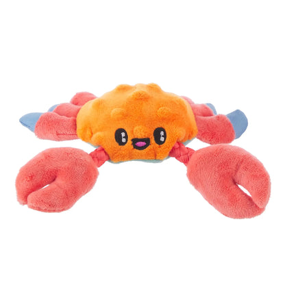 ClawMate – Sally the Crab Plush Dog Toy
