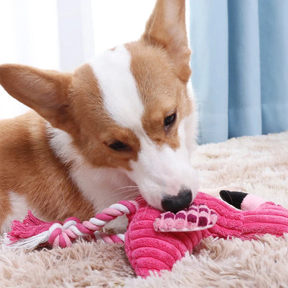 PawWhimsy – Animal Corduroy Squeaky Dog Toy