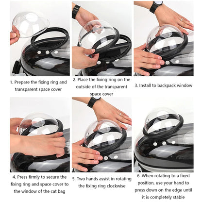 AstroPaw – Space Capsule Pet Backpack Carrier