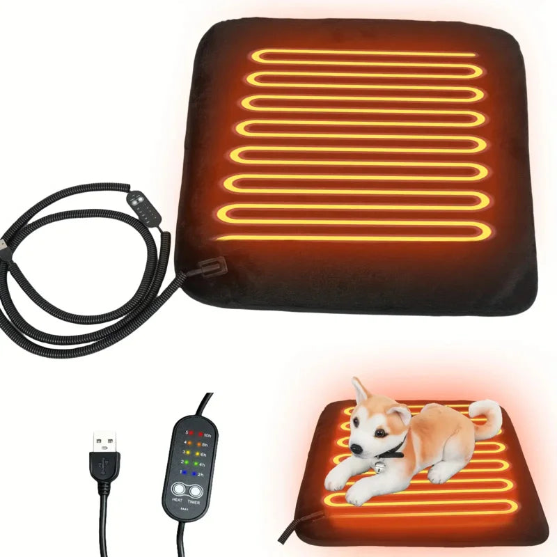 PurrTherm – USB Heated Pet Blanket for Cats and Dogs