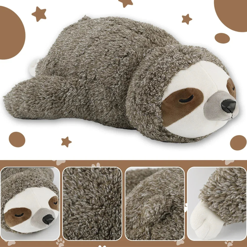 Slothora – Forest Sloth Heartbeat Puppy Toy