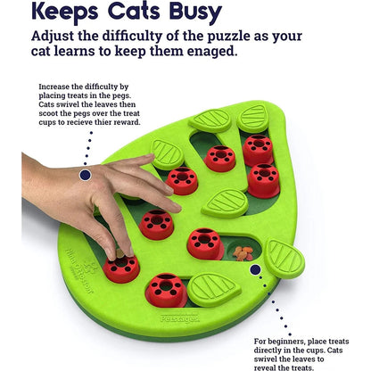 Puzzicat – Interactive Cat Treat Puzzle Toy