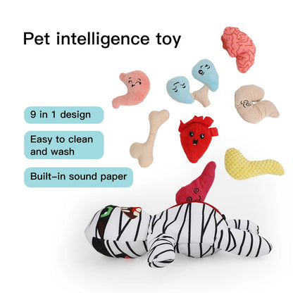 Mummora – Halloween Plush Pet Toy Set