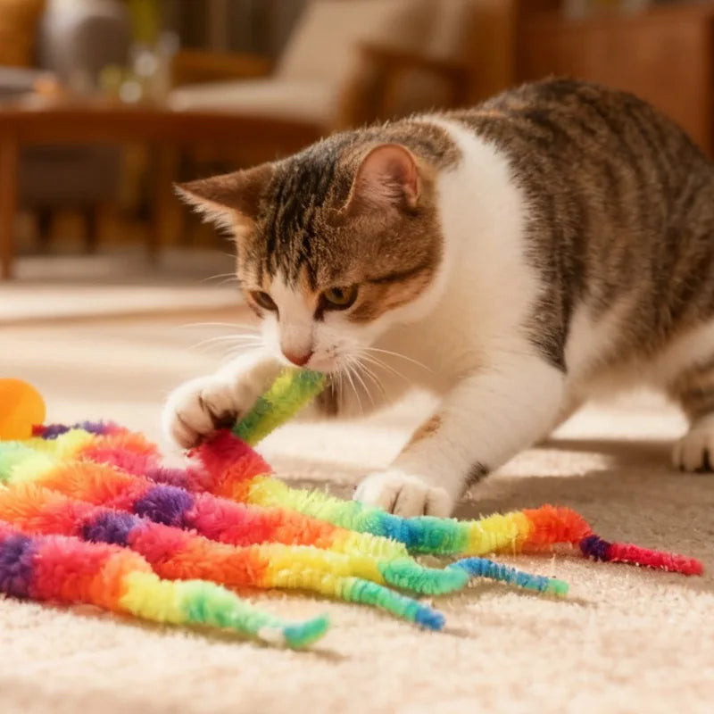 FurBounce – Interactive Cat Jumping Ball Toy