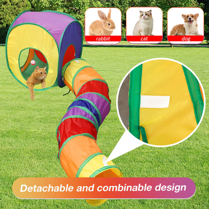PurrPlay – 3-in-1 Cat Tunnel & Play Set