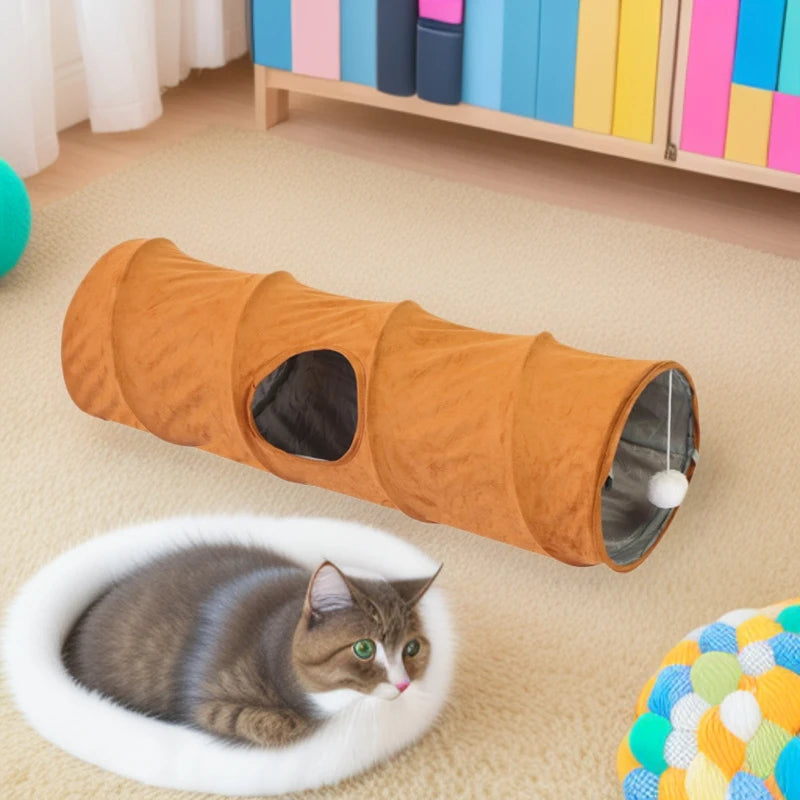 PawTunnel – Foldable Indoor Pet Play Tunnel