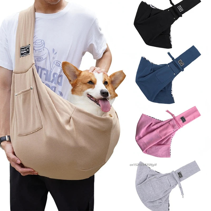 PawCarry – Portable Pet Crossbody Sling Carrier