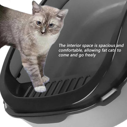 LitterMate – Cat Litter Scoop & Semi-Enclosed Litter Box
